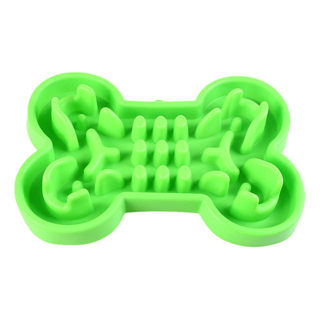 Soft rubber Slow Feeder Anti Choke bowl for Dogs