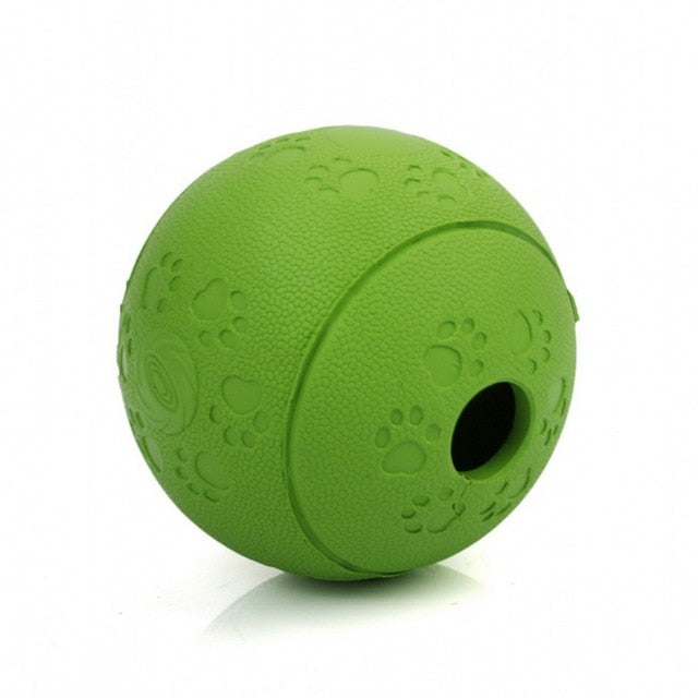 Soft  Pet Snack Dispenser/ Intellectual Improvement Toy / Food Control Rubber Ball