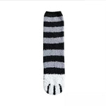 Plush Fleece Tube Socks Cute Cat Claw Pattern