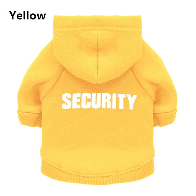 "Security" Jackets /Hoodies For Cats