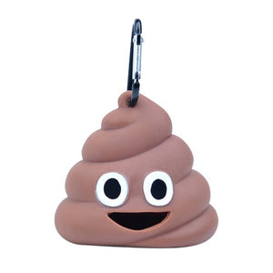 Funny Shaped Dog Poop Bag Dispenser with Key Chain Buckle