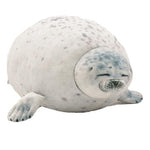 3D Novelty Plush Seal Toy /Stuffed Throw Pillow