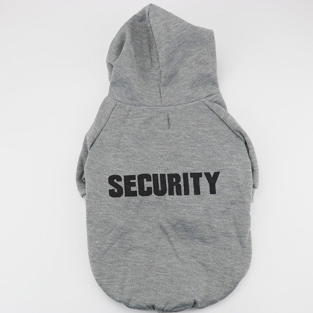 "Security" Jackets /Hoodies For Cats