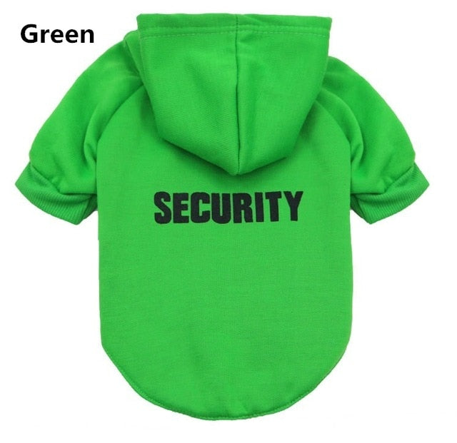 "Security" Jackets /Hoodies For Cats