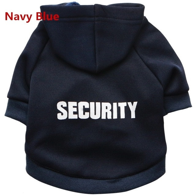 "Security" Jackets /Hoodies For Cats