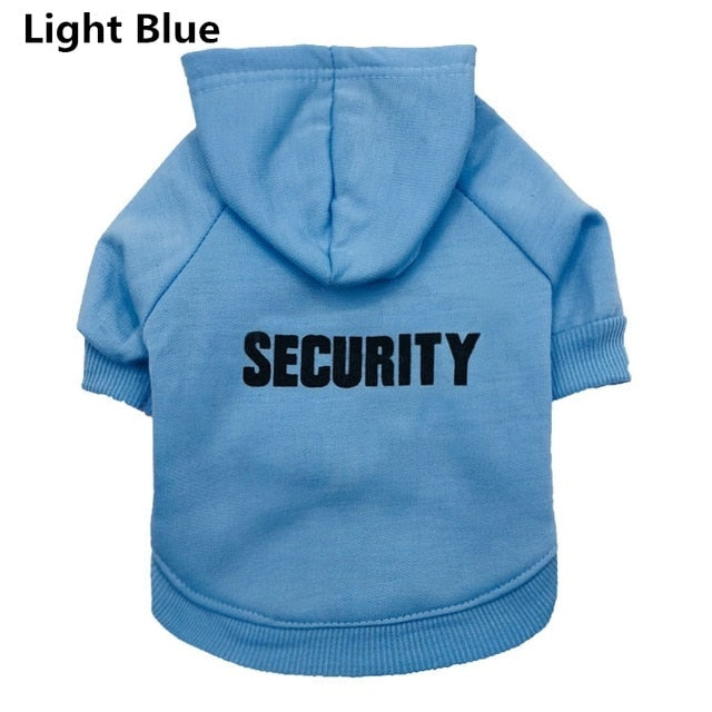 "Security" Jackets /Hoodies For Cats