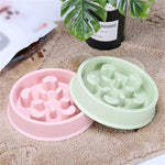 2020 New Slow Feeder Plastic Anti Choking  Dog Bowl/Anti-Gulping Food Plate