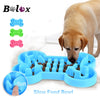 Soft rubber Slow Feeder Anti Choke bowl for Dogs